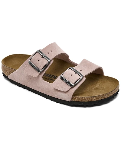 Birkenstock Women's Arizona Suede Leather Sandals from Finish Line
