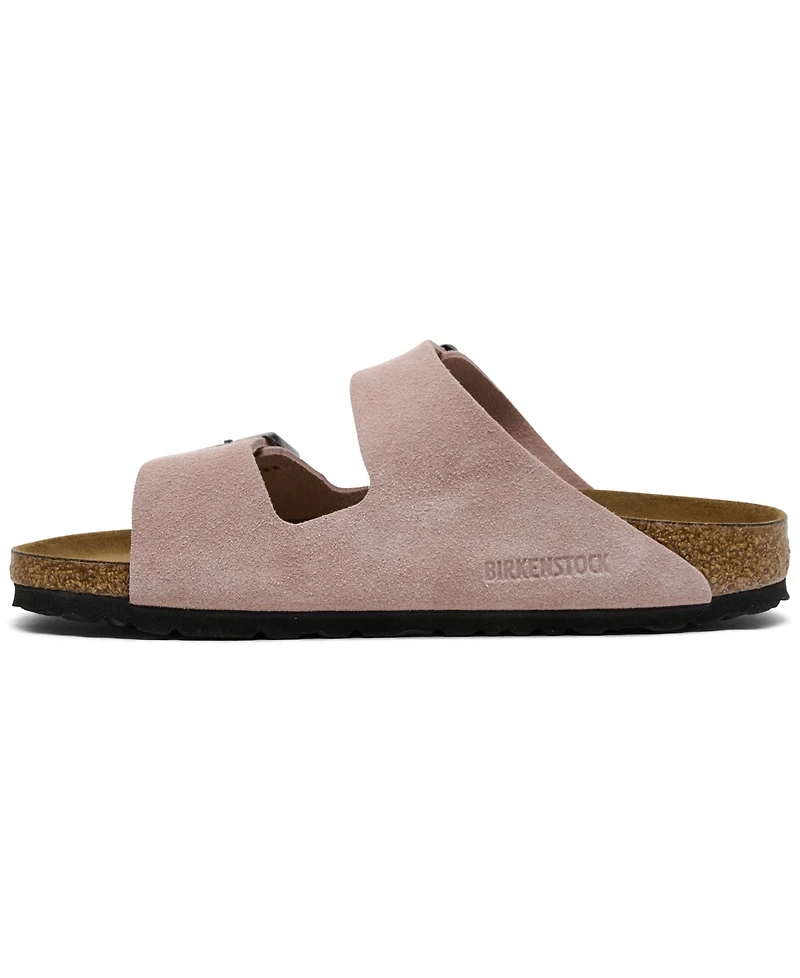 Birkenstock Women's Arizona Suede Leather Sandals from Finish Line