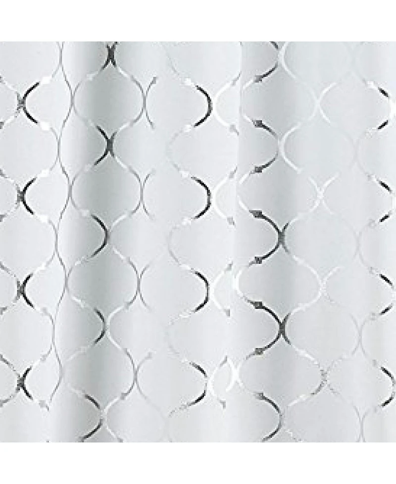 Kate Auroras Trellis Lattice Rod Pocket Valance - 56 in. W x 18 L