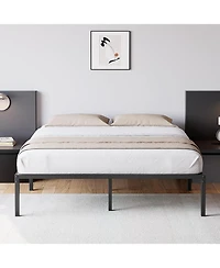 gaomon 16 Inch Full Metal Bed Frame Heavy Duty Platform Under Bed Storage Easy Assembly No Box Spring