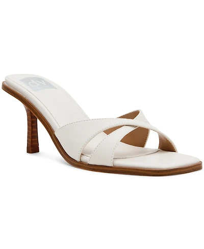 Dv Dolce Vita Women's Seless Criss-Cross Wood Heel Dress Sandals