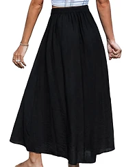 Cupshe Women's A-Line Button Closure Skirt