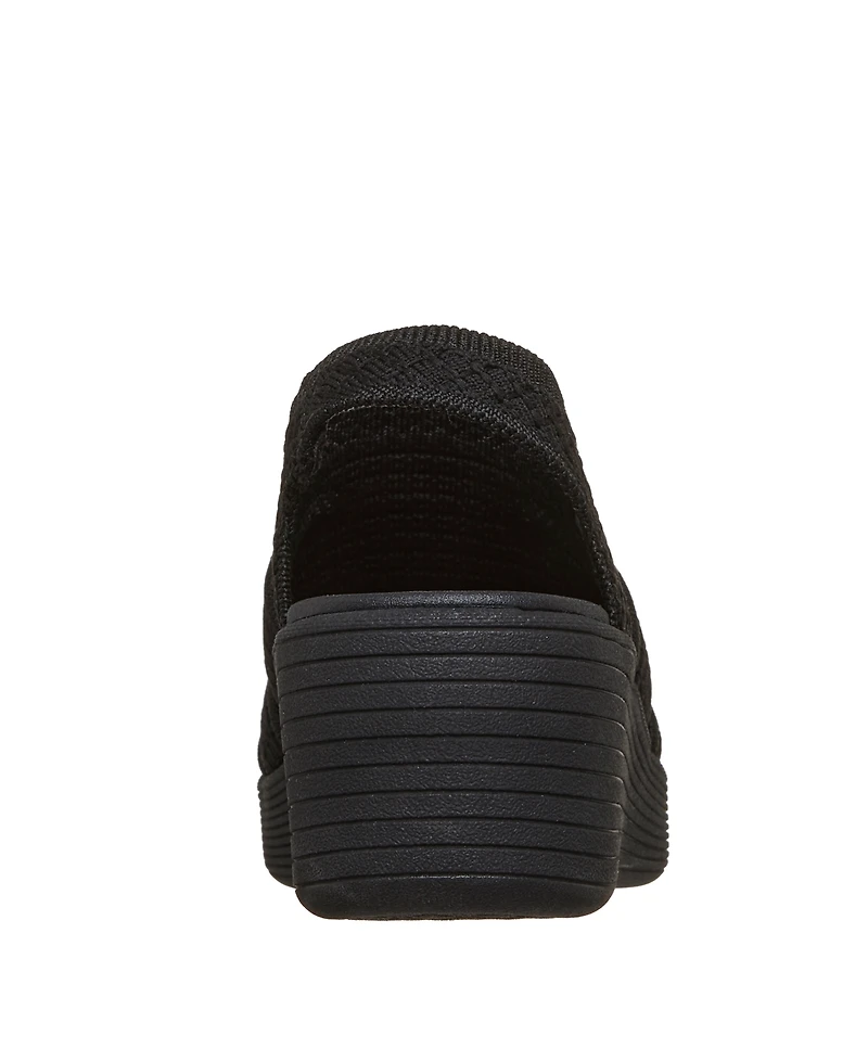 Skechers Women's Parallel Lite Knit Cut Out Slingback Wedge Sandals from Finish Line