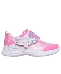 Skechers Little Girls Dream Racer - Wing Brites Light-Up Casual Sneakers from Finish Line