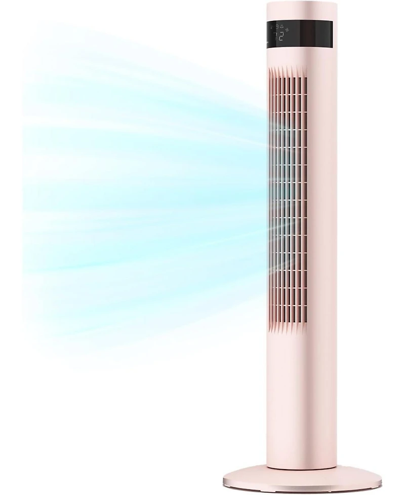 Antarctic Star Digital Oscillating Tower Fan, 3-Speed with Remote & 12H Timer