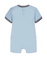 Tommy Hilfiger Baby Boys' Pique Knit Shorts Romper