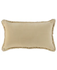Rizzy Home Fannie Cotton Decorative Pillow, 14" x 26"