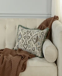 Rizzy Home Katherine Embroidered Decorative Pillow, 14" x 20"
