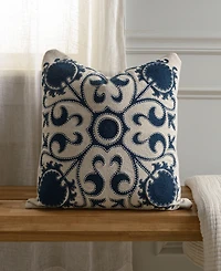 Rizzy Home Emma Cotton Decorative Pillow, 18" x