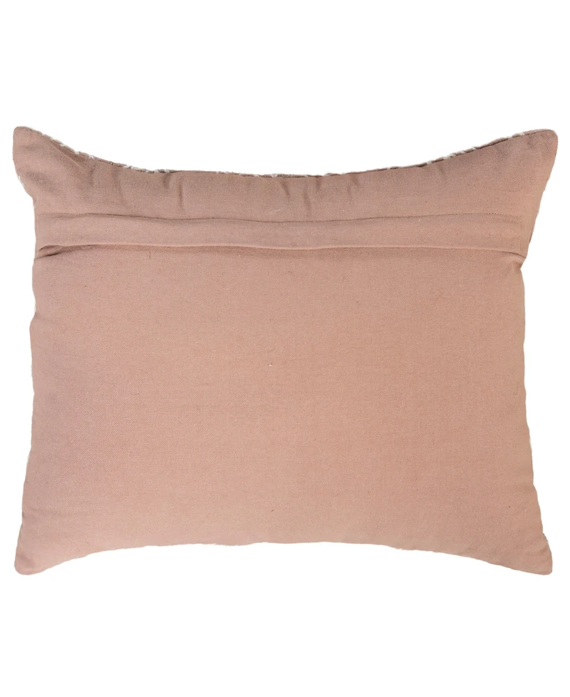 Rizzy Home Ella Cotton Velvet Decorative Pillow, 14" x 20"