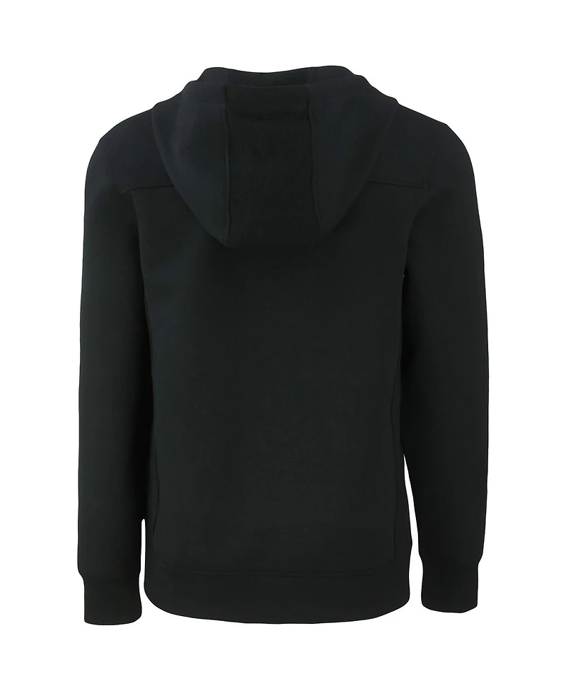 Cutter & Buck Men's Black Buffalo Bills Primary Mark Roam Eco Half-Zip Pullover Hoodie