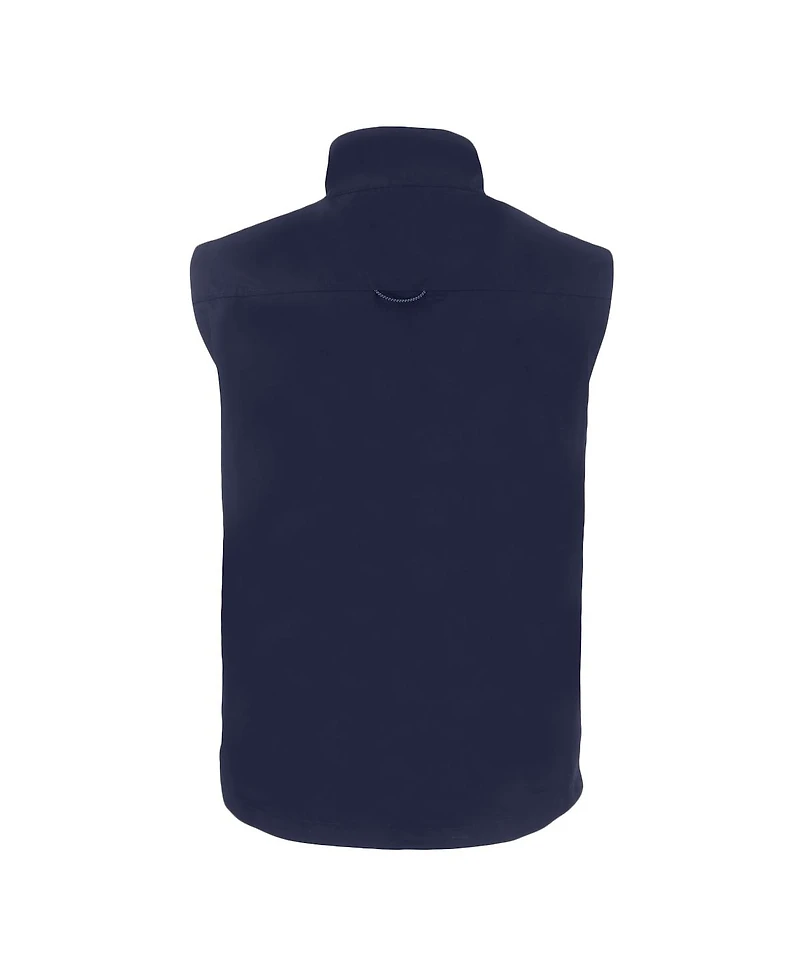Cutter & Buck Men's Navy Cal Bears Charter Eco Full-Zip Vest