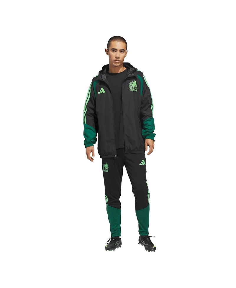 Adidas Men's Black Mexico National Team Fifa x World Cup 2026 Tiro All Weather Full-Zip Jacket