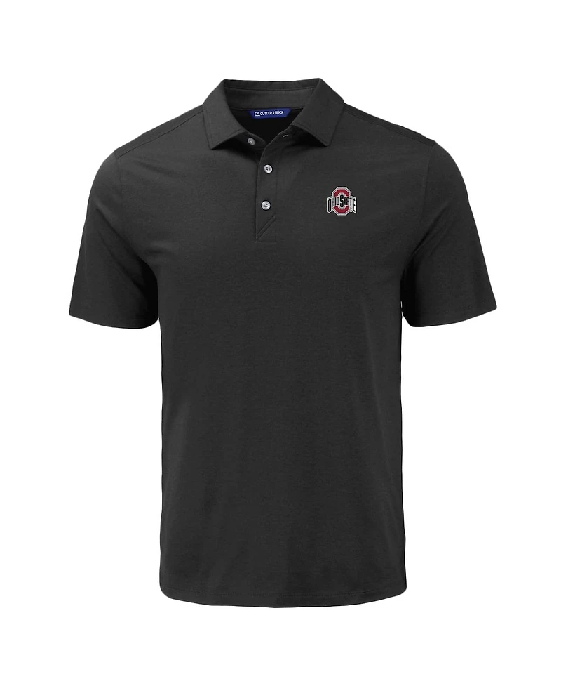 Cutter & Buck Men's Black Ohio State Buckeyes Coastline Epic Comfort Eco Polo Shirt