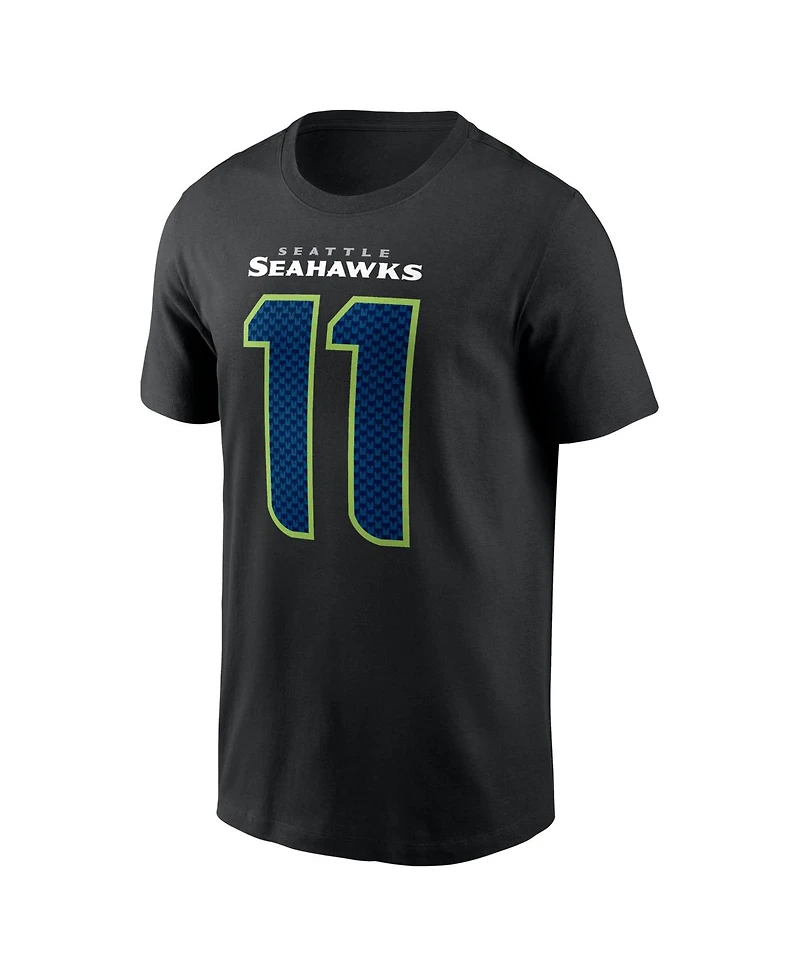 Nike Men's Jaxon Smith-Njigba Black Seattle Seahawks Carbon Name & Number T-Shirt