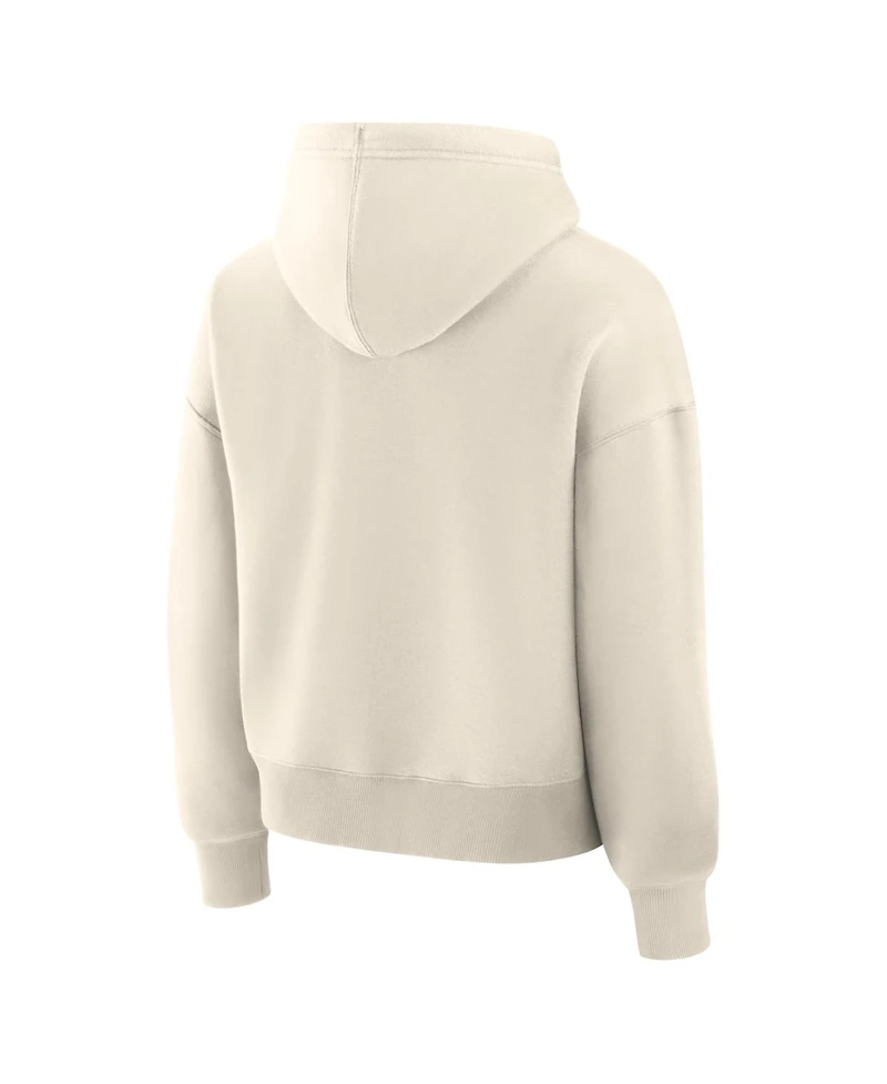 Fanatics Women's Cream Los Angeles Dodgers Legacy Fleece Hoodie