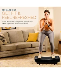 Lifepro Rumblex Pro 4D Vibration Plate Exercise Machine – Full Body Workout Platform for Weight Loss, Circulation & Recovery, Home Fitness