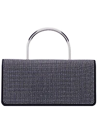 Nina Elongated Crystal Magnetic Snap Satchel Bag