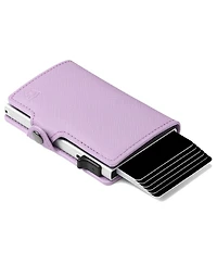 Conceal Plus Small Rfid Wallet for Women, Slim Rfid Blocking Credit Card Holder Womens Wallet, Smart Pop Up Minimalist Card Case, Holds 4-6 Cards