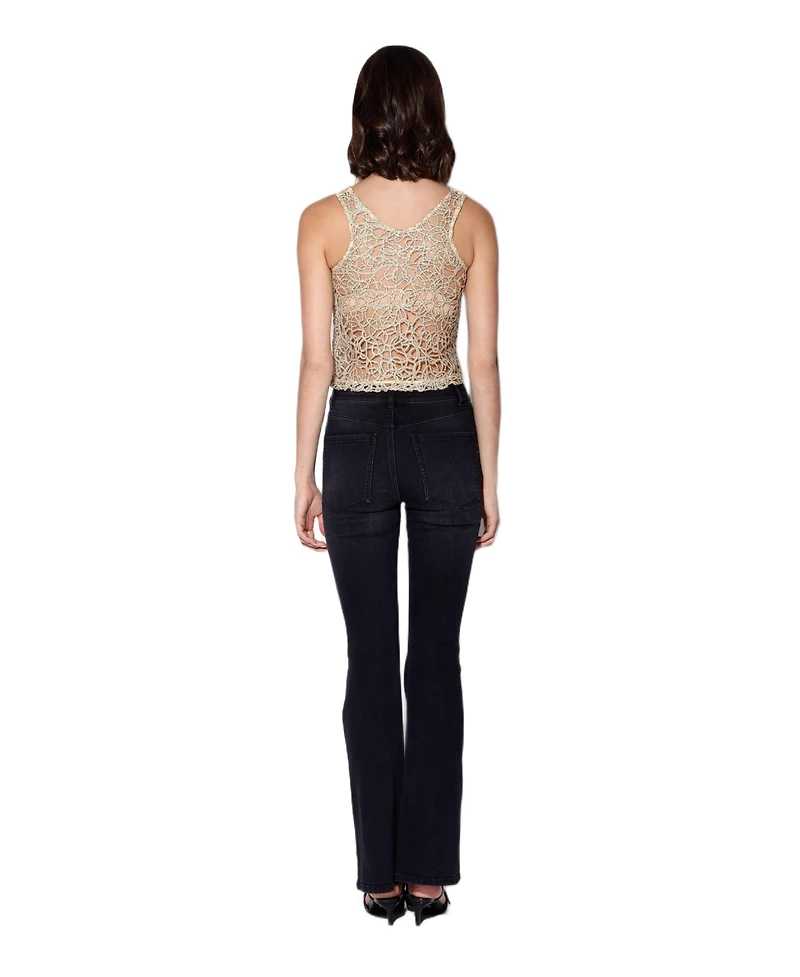 Walter Baker Women's Icon High-Rise Flare-Leg Denim Pants