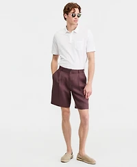 Club Room Men's Linen Pleated Shorts, Macy's Exclusive