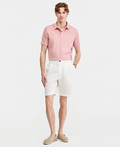 Club Room Men's Linen Pleated Shorts, Macy's Exclusive