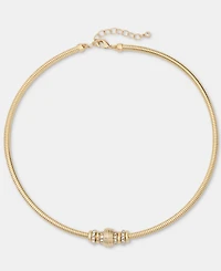 On 34th Pave Beaded Collar Necklace, 16" + 3" extender, Macy's Exclusive