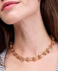 On 34th Knotted Link Collar Necklace, 17" + 2" extender, Macy's Exclusive