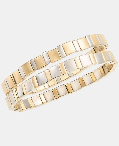 On 34th 2-Pc. Set Beaded Stretch Bracelets, Macy's Exclusive