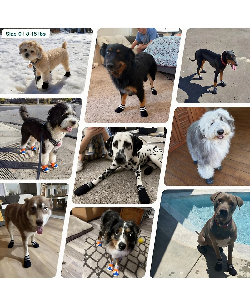 Aronkl Anti-slip Dog Boots for Large Dogs - Durable, Comfortable, and Stylish