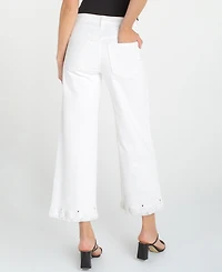 Liverpool Los Angeles Petite Stride Crop Wide-Leg Jeans