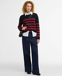 Barbour Women's Fern Knitted Placement Stripe Jumper