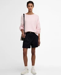 Barbour Women's Marine Dropped-Shoulder Knitted Jumper