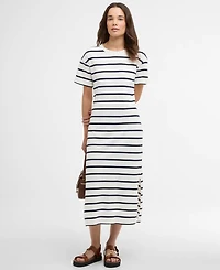 Barbour Women's Selena Striped Midi Dress