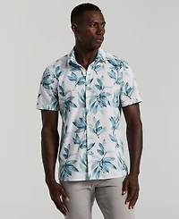 Perry Ellis Men's Magnolia Leaf Print Shirt