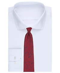 B by Brooks Brothers Men's Classic Satin Paisley Tie