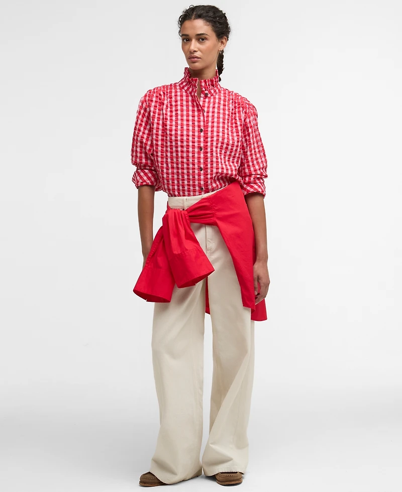 Barbour Women's Long-Sleeve Collared Esther Shirt