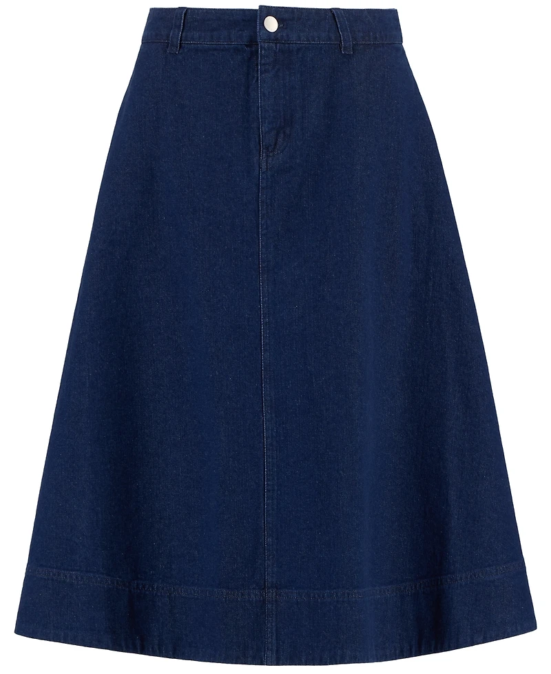 Barbour Women's Denim Maia Midi Skirt