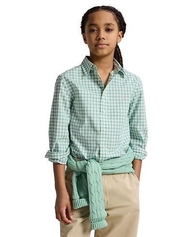 Polo Ralph Lauren Boys' 8-20 Button-Down Collar Poplin Shirt
