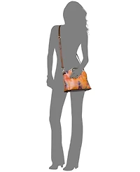 Patricia Nash Karine Mini Paris Map Leather Crossbody Bag