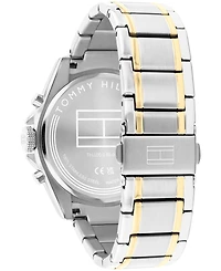 Tommy Hilfiger Men's Multifunction Two Tone Stainless Steel Bracelet Watch, 42mm