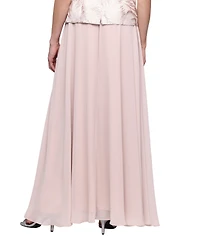 Alex Evenings Petite Long Pull-On Skirt
