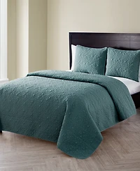 Vcny Home Caroline Embossed 3-Pc. Quilt Set, King