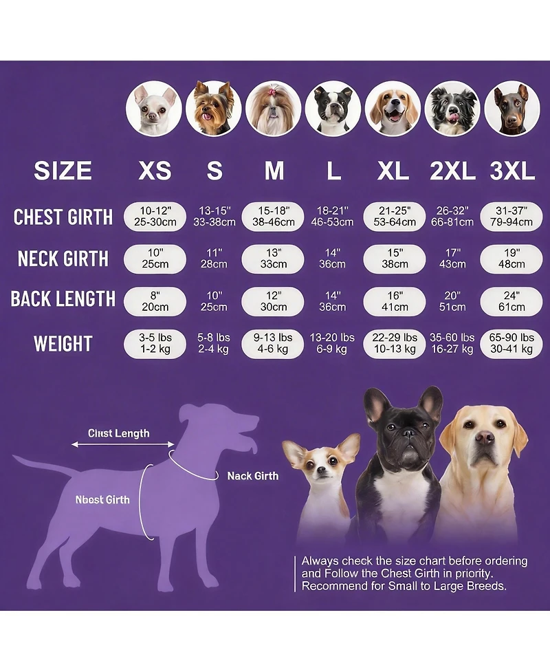 Aronkl Dog Fleece Pajamas with High Collar for Warmth and Comfort