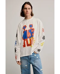 Desigual Men's Printed Cotton T-shirt