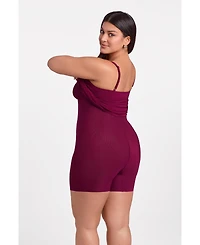 S3 Apparel Women's Sculpting Shapewear Scoop Neck Cami Mini Dress