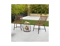 Slickblue Outdoor 3-Piece Patio Set with Integrated Pet House