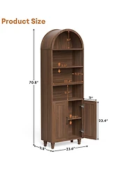Rainsken Arched Bookshelf