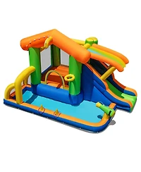 Mecale 8-in-1 Inflatable Bounce House Water Park, No Blower Included
