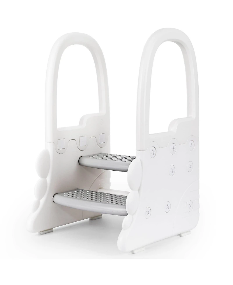 gaomon 2-in-1 Toilet Seat with Step Stool, Potty Chair Attachment